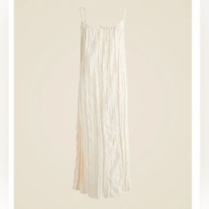 JCREW -NWT- SHIRLEY MIDI DRESS 
COLOR IS “NATURAL”